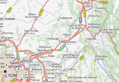 Mappa di Perouges Cartina di Perouges