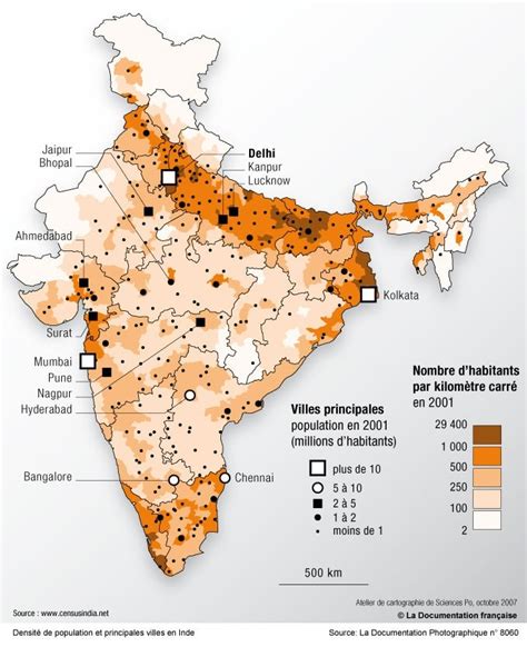 Districtlevel population density map of India India map, Map