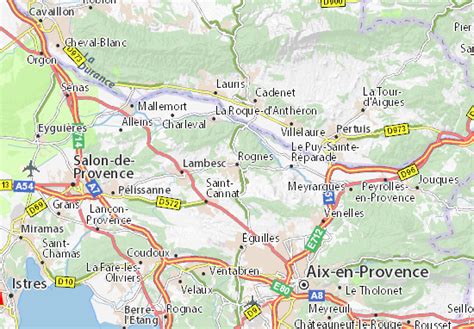 CARTE DE ROGNES Situation géographique et population de Rognes, code
