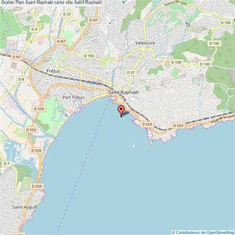 Plan de SaintRaphaël Voyages Cartes