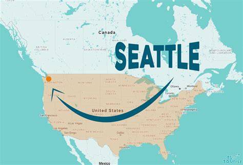 Gros Plan Du Carte De Seattle Photo Getty Images