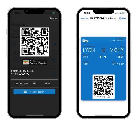SNCF Connect comment ajouter vos billets de train dans Cartes (Wallet