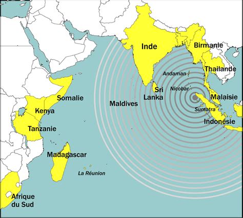 carte tsunami 2004 india