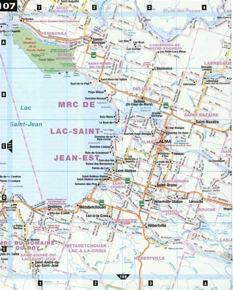 carte ville de la baie saguenay