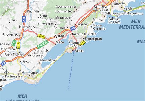 Sète Maps France Maps of Sète