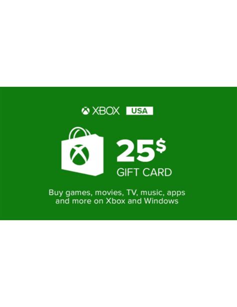 Xbox 25 Gift Card Wilko