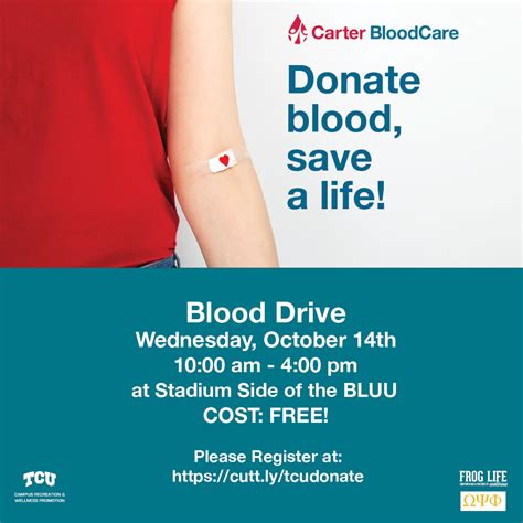Blood Drive Carter Bloodcare Extraco Banks