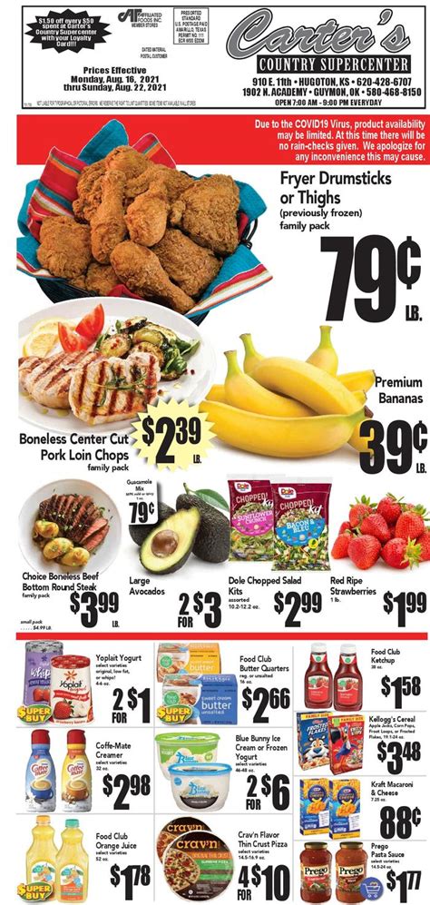 carter's country weekly ads