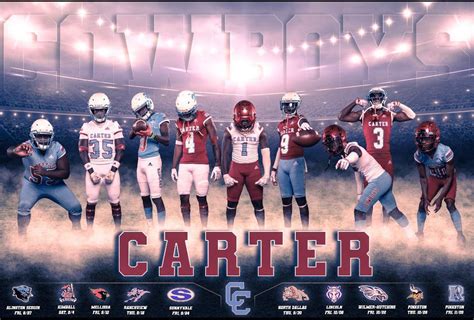 carter high football schedule