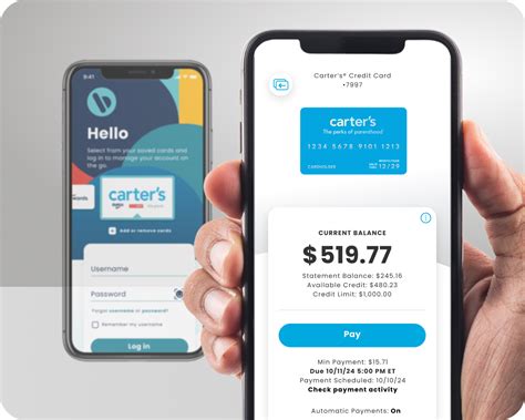 carters manage account