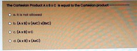 Cartesian Product Is Not Allowed