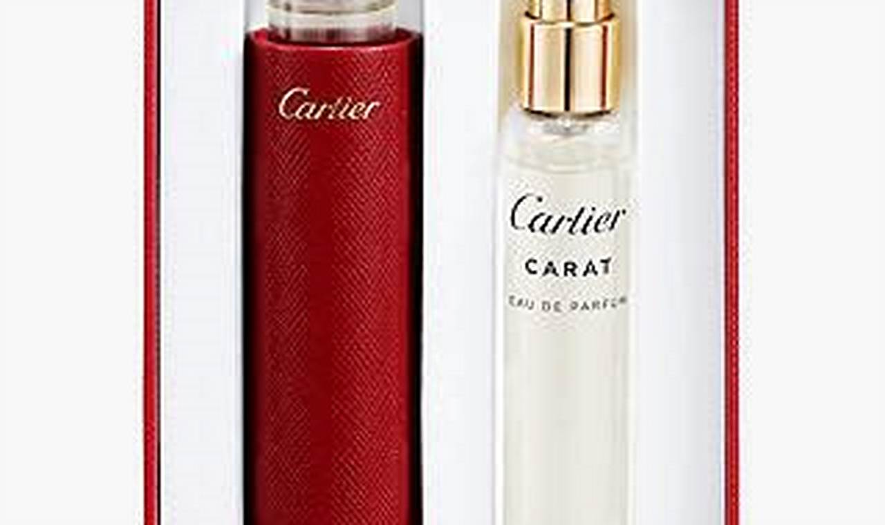cartier travel perfume