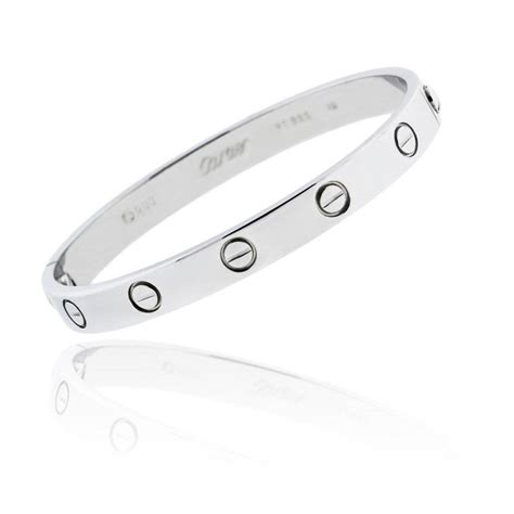 cartier bracelet love argent