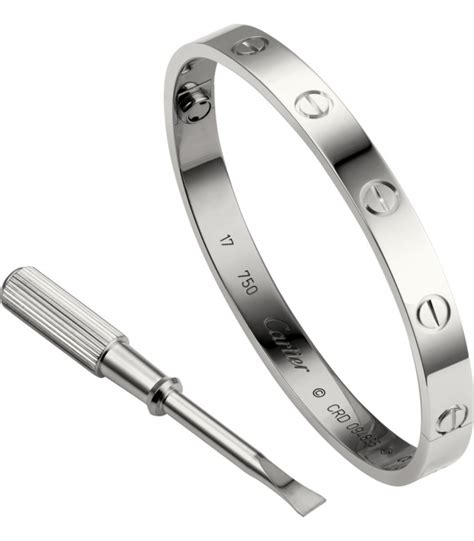 cartier bracelet love silver