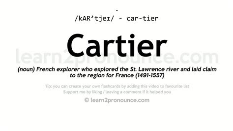 cartier definition