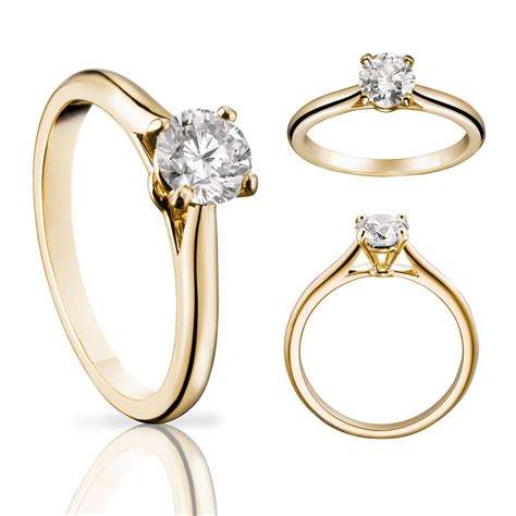 cartier engagement rings gold