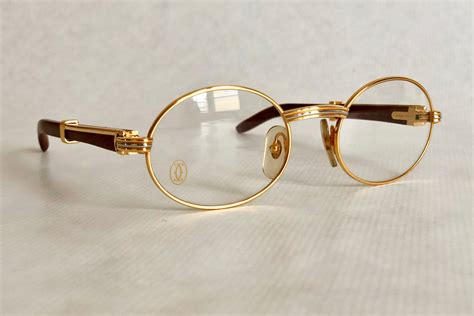 cartier glasses frames gold
