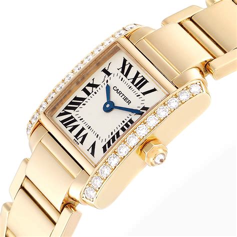 cartier ladies tank francaise watch