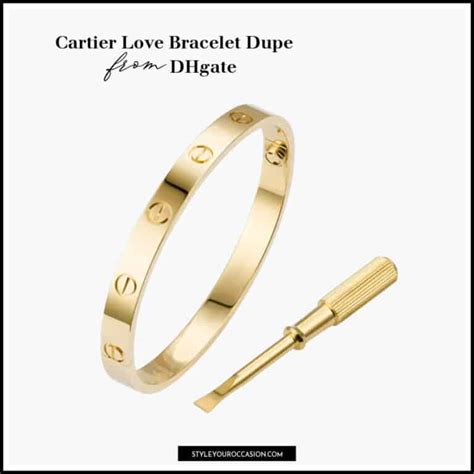 cartier love bracelet dupe uk