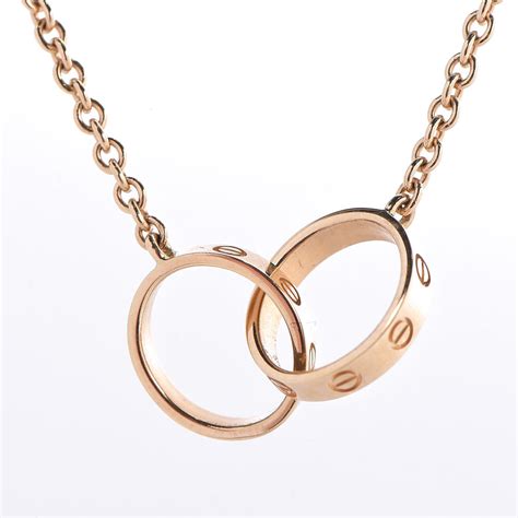 cartier love necklace yellow gold
