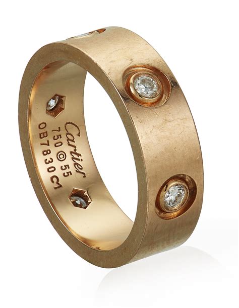 cartier love ring gold with diamonds