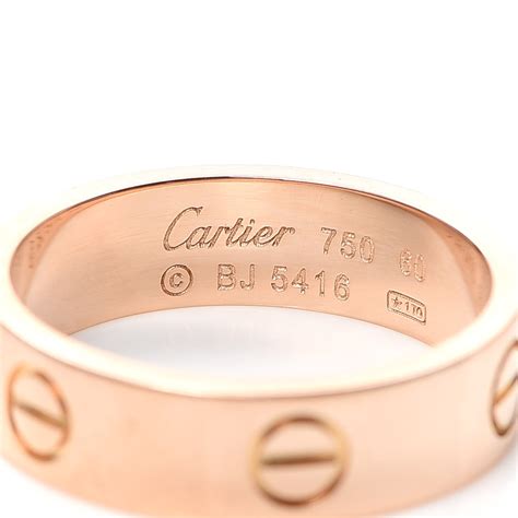 cartier love ring pink gold
