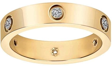 cartier love ring silver dupe