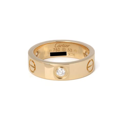 cartier love ring used