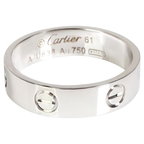 cartier love ring white gold