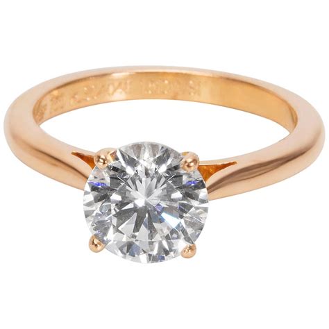 cartier rose gold engagement rings