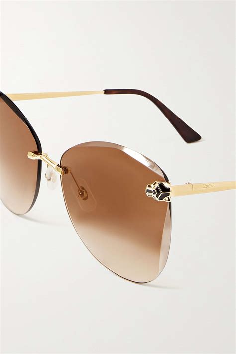 cartier round gold sunglasses canada