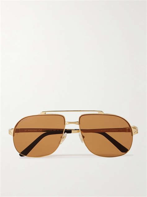 cartier santos aviator sunglasses