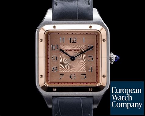 cartier santos dumont xl rose gold