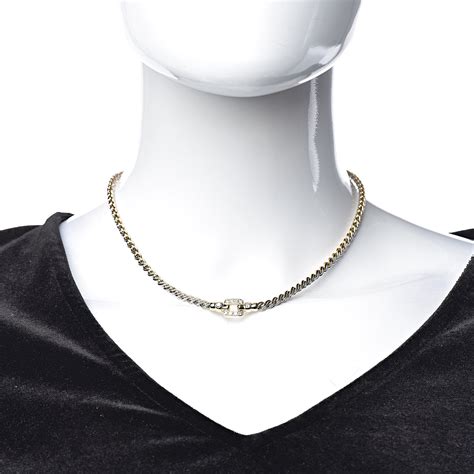 cartier stainless steel necklace