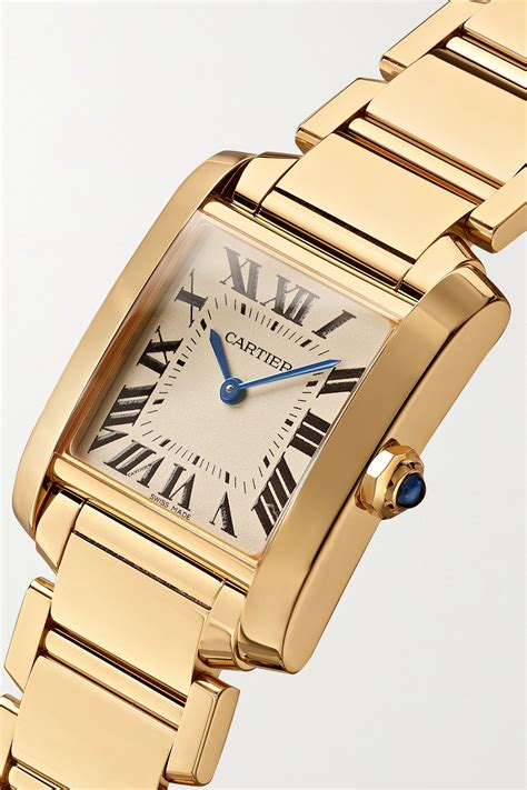 cartier tank gold women