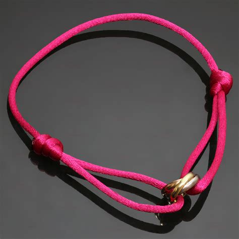 cartier trinity bracelet cord