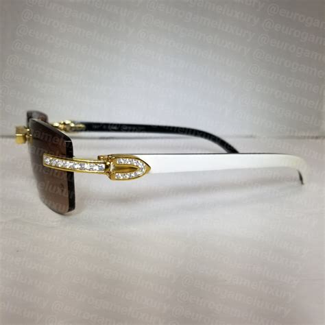 cartier white buffs for sale