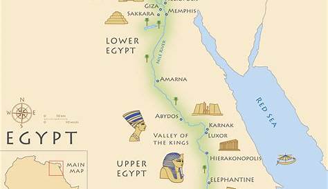Mappa dell'Egitto - Trippando