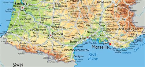 cartina francia del sud
