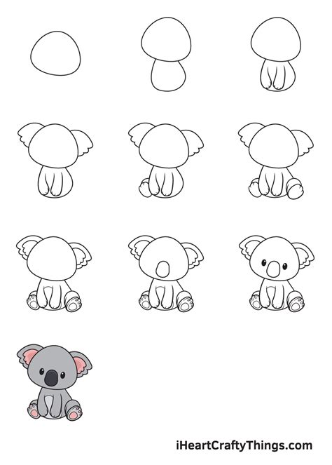 How to Draw a Cute Cartoon Sleeping Bunny Rabbit from 8