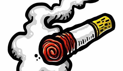 Cartoon Smoking Cigarette by lineartestpilot #1579945