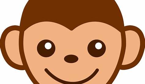 Cute Monkey Face Clip Art - Free Clip Art