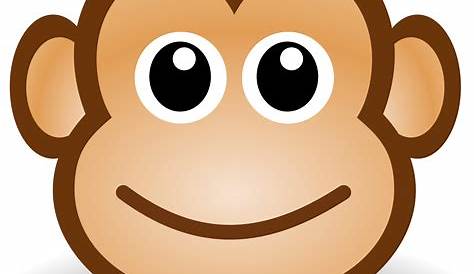 Clipart - Funny Monkey Face