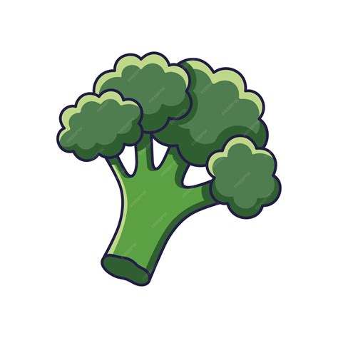 Cartoon Broccoli