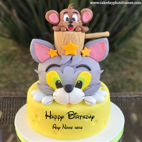Cartoon Cake On Name