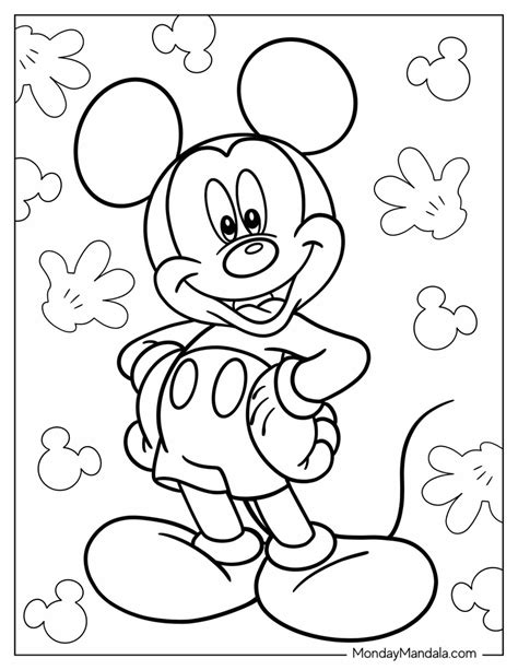 Cartoon Coloring Pages Simple