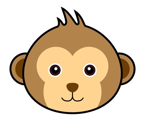 cartoon monkey face