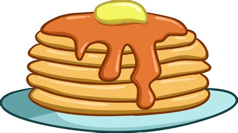 Cartoon Pancake Stack