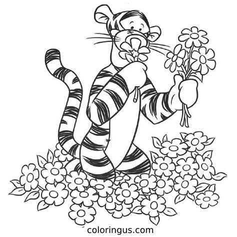 Cartoon Spring Coloring Pages