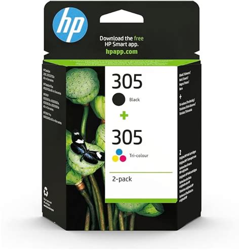 HP 305 Cartouche d'encre couleur et 2x noir (pack de 3) + crédit